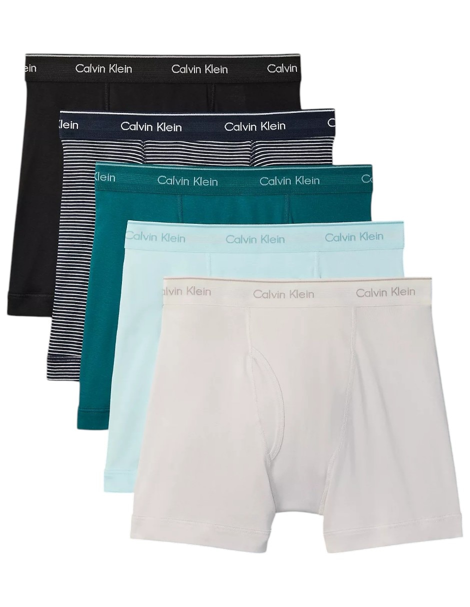 Bóxer brief de algodón para hombre 5 piezas