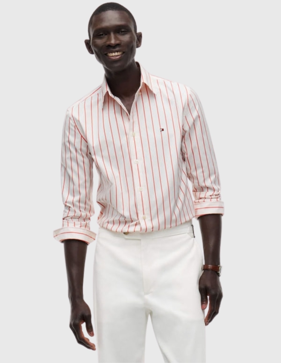 Camisa Casual Sin colección de (si aplica) Algodón manga Larga para hombre 5