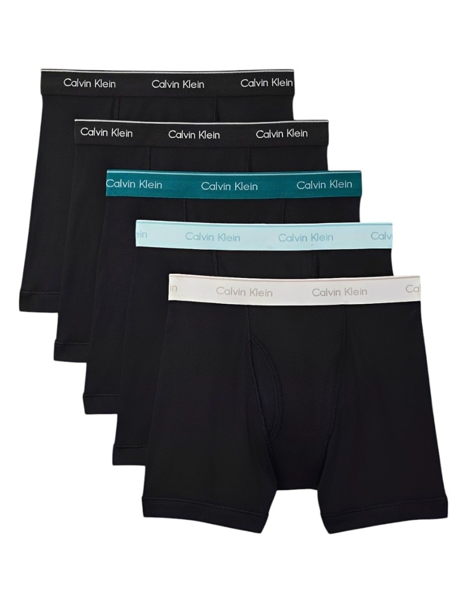 Bóxer brief classics de algodón para hombre 5 piezas 2