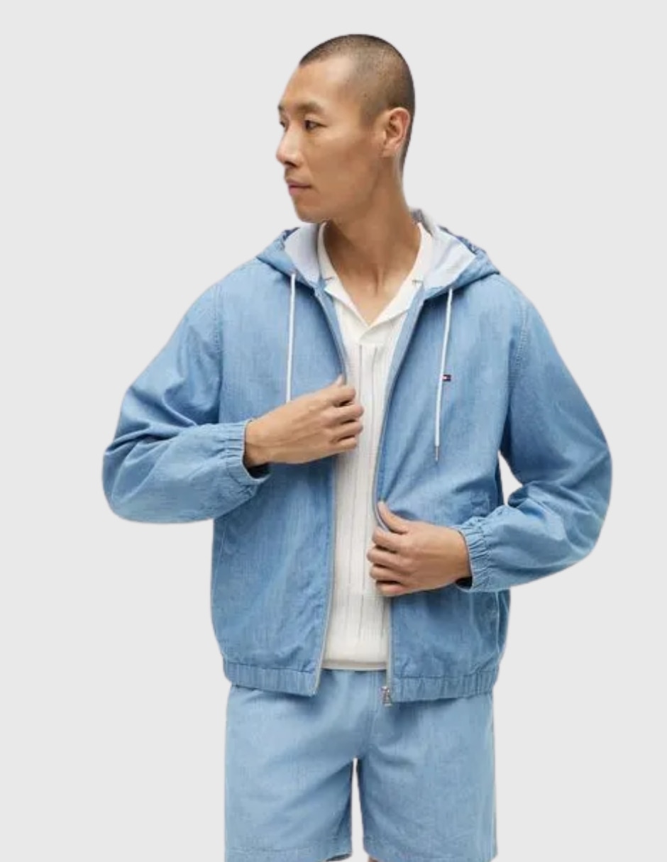 Chamarra casual de algodón con capucha para hombre Chamarra casual de algodón con capucha para hombre