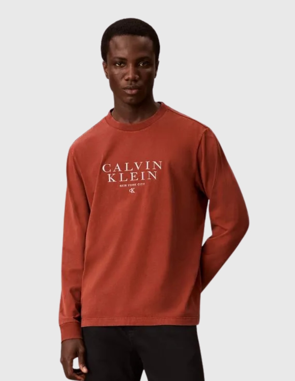 Playera cuello redondo para hombre