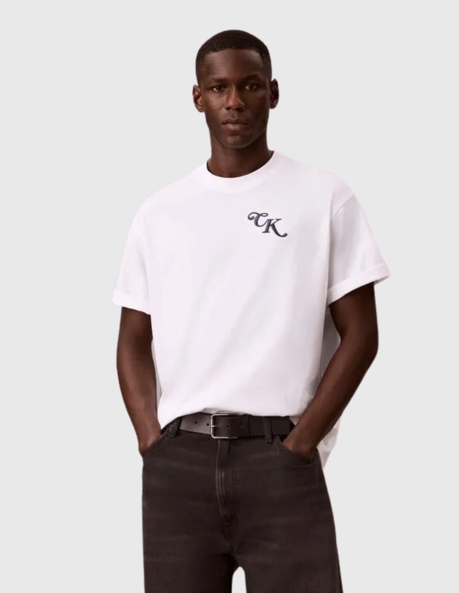 Playera cuello redondo para hombre