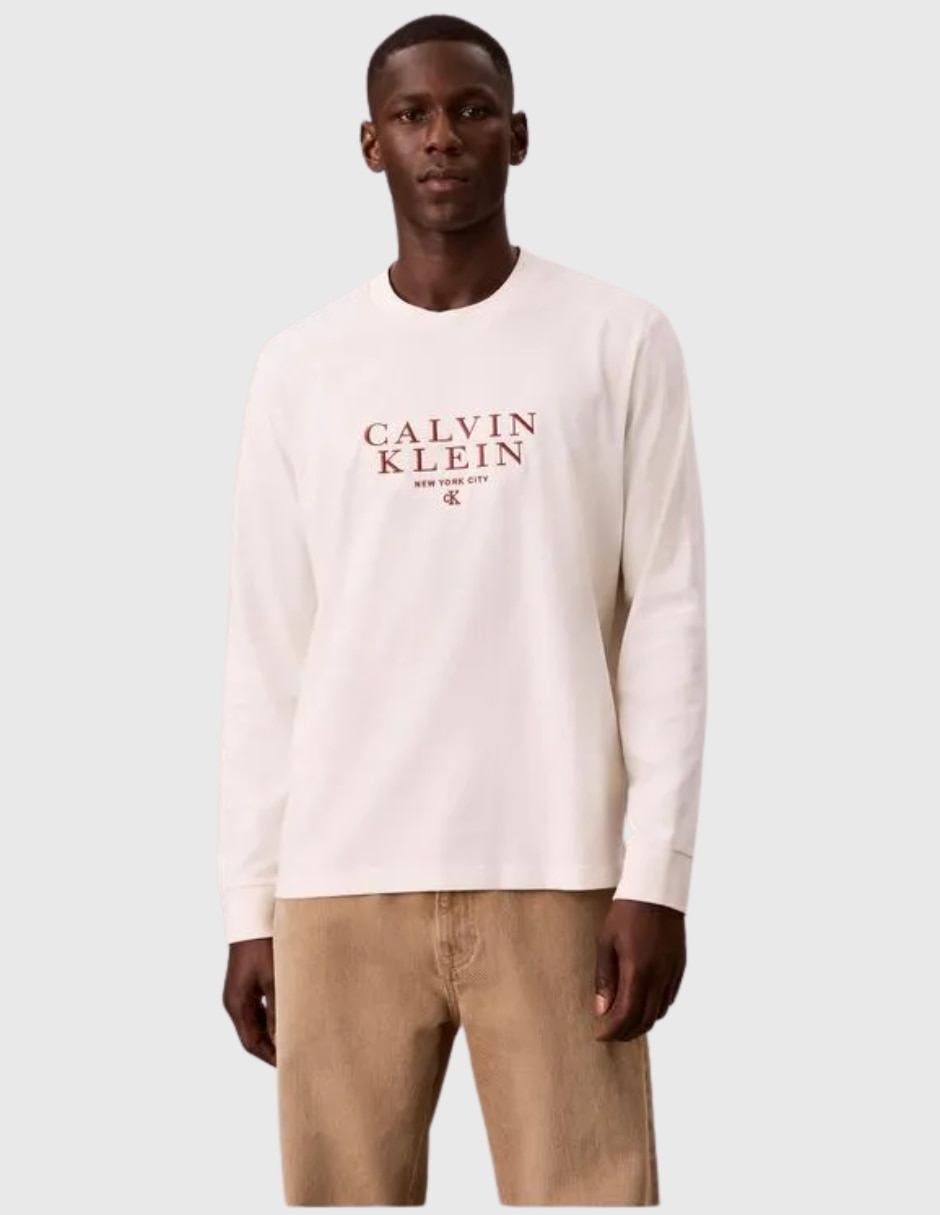 Playera cuello redondo para hombre