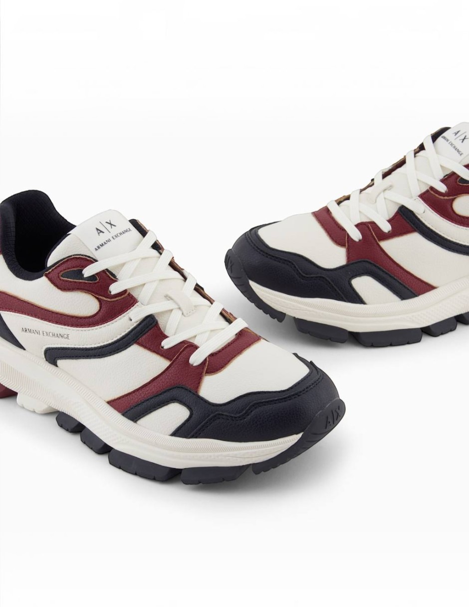 Tenis de piel(si aplica) Microsuede And Mesh para hombre 3