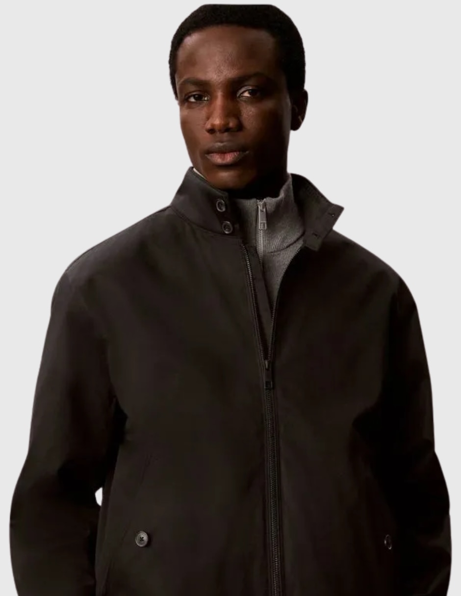 Chamarra casual de algodón con bolsillos para hombre 2