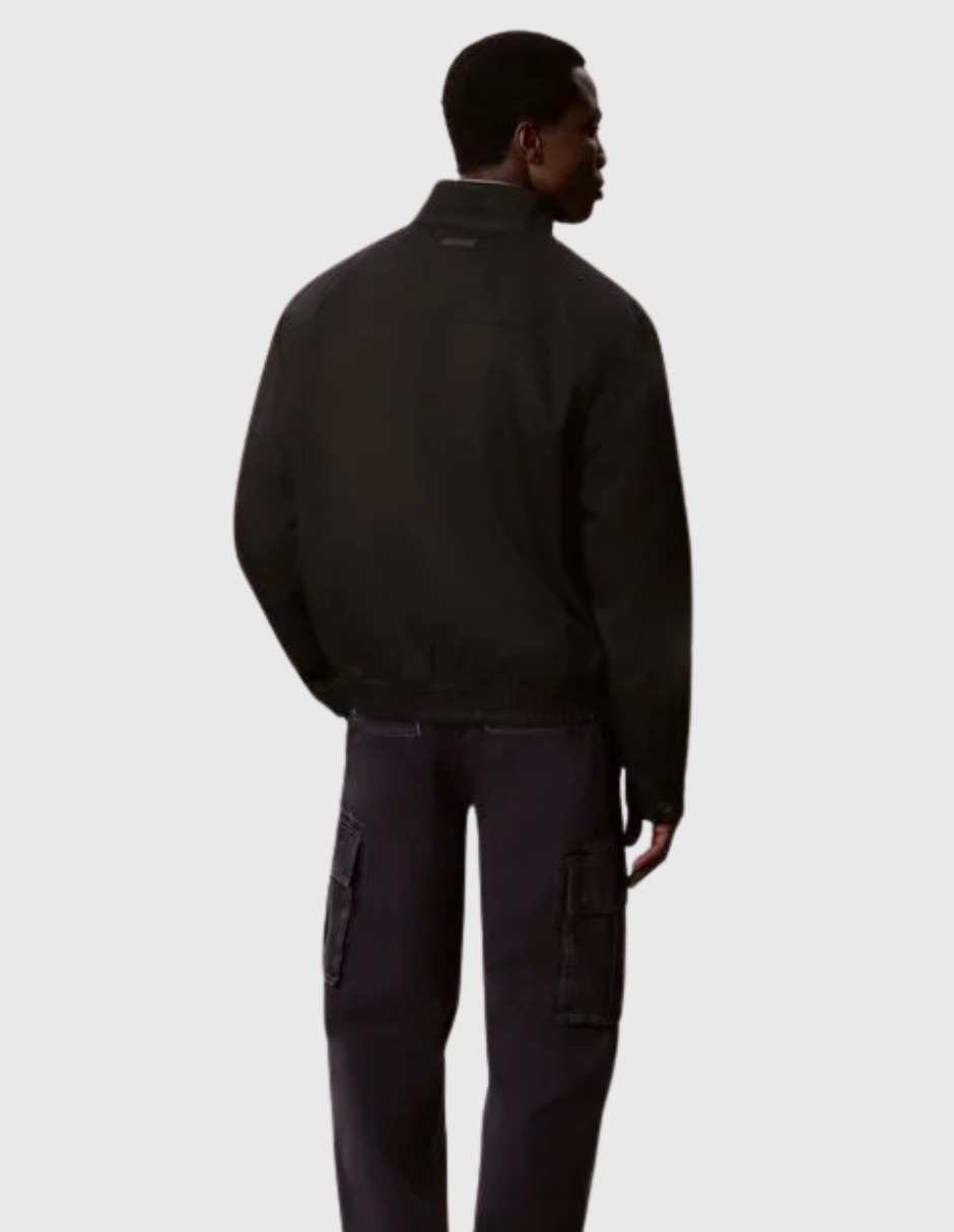 Chamarra casual de algodón con bolsillos para hombre 4