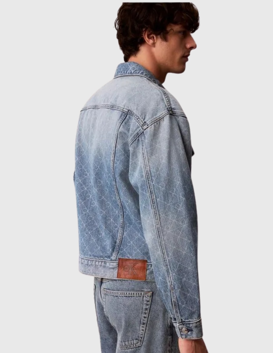 Chamarra casual de algodón con bolsillos para hombre 4