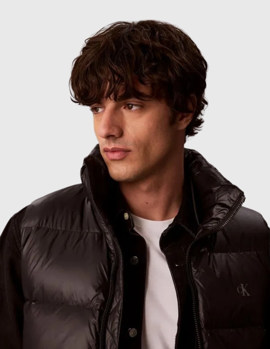 Chaleco Sin colección No Nylon Con bolsillos para hombre 4
