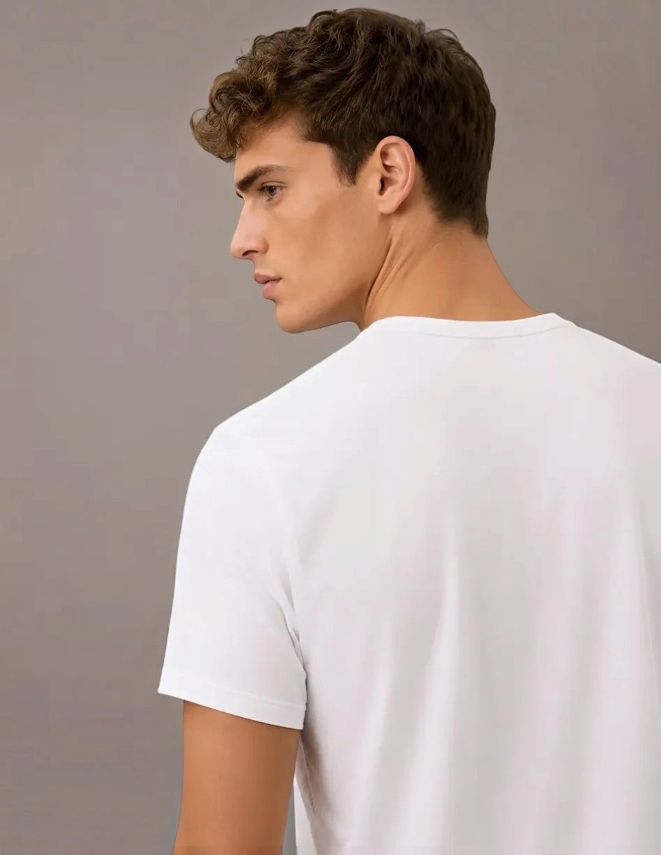 Playera cuello redondo cuello redondo para hombre 3