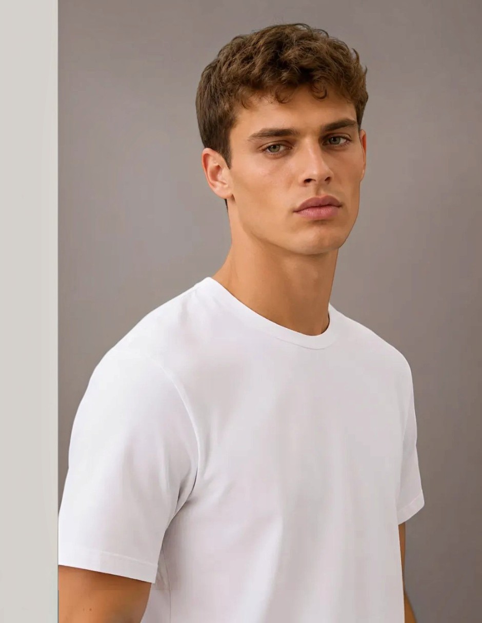 Playera cuello redondo cuello redondo para hombre 5