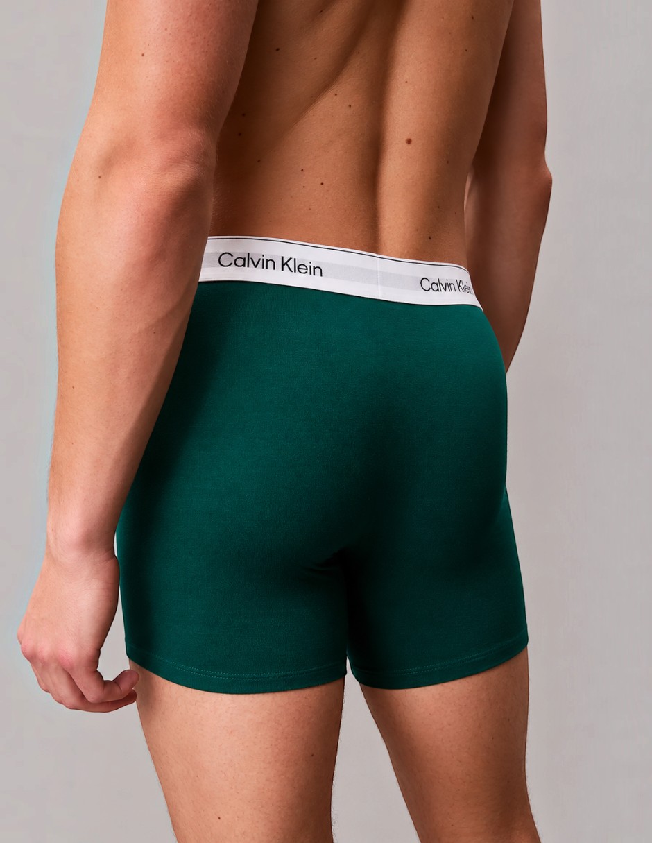 Bóxer brief icon de algodón para hombre 3 piezas 2