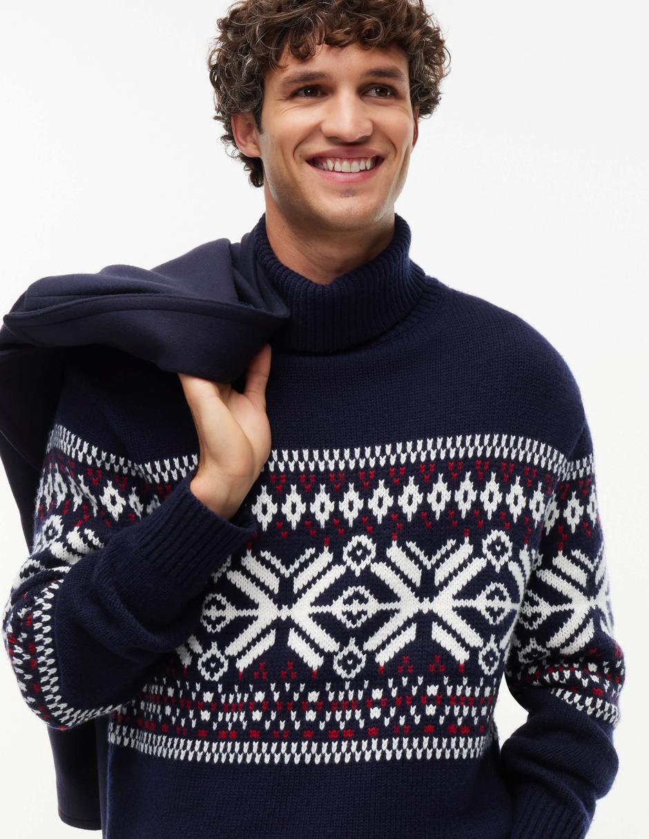 Suéter Sin colección cuello Alto para hombre 2