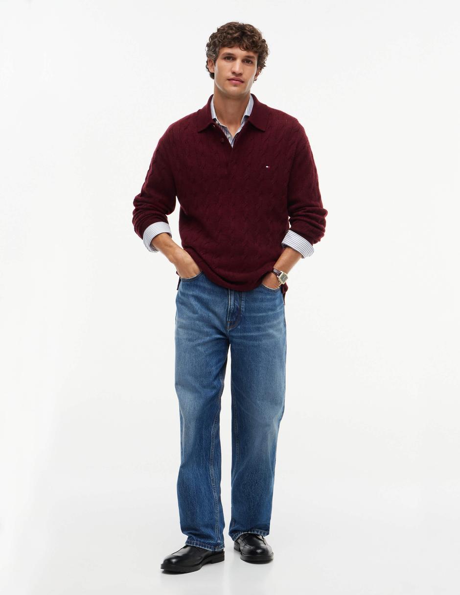 Suéter Sin colección cuello Camisero para hombre 3