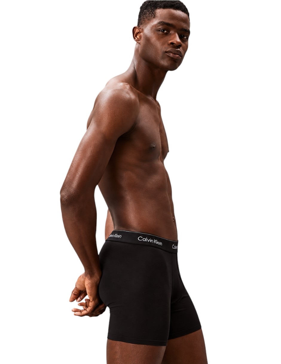 Bóxer brief icon de algodón y elastano para hombre 3 piezas 2