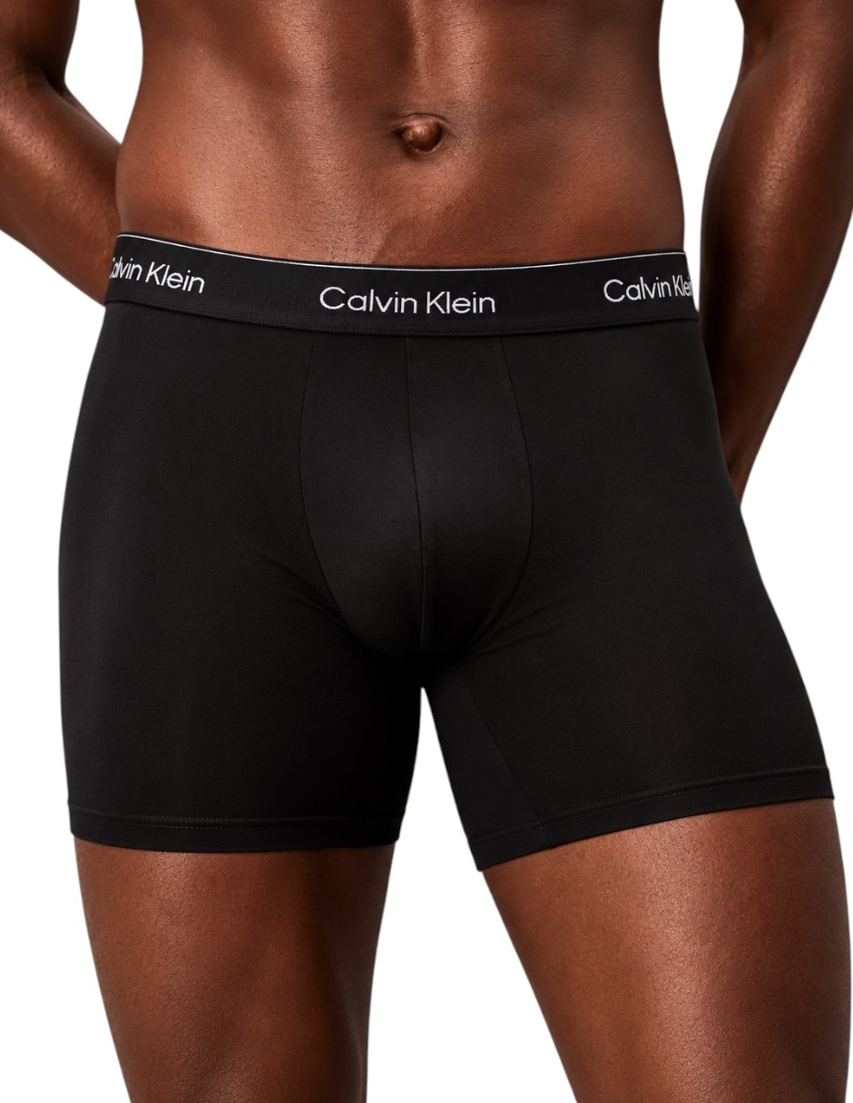 Bóxer brief icon de algodón y elastano para hombre 3 piezas 3