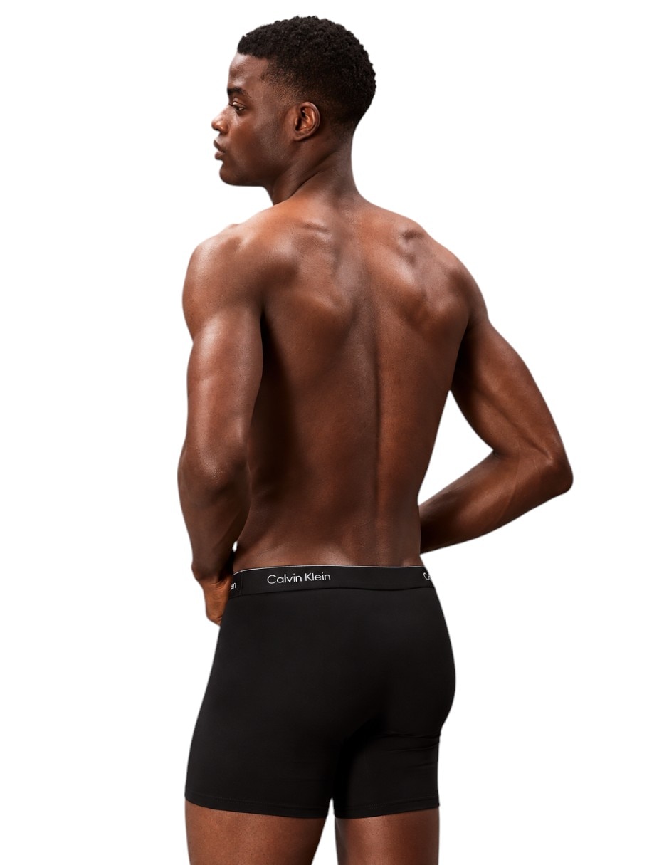 Bóxer brief icon de algodón y elastano para hombre 3 piezas 4