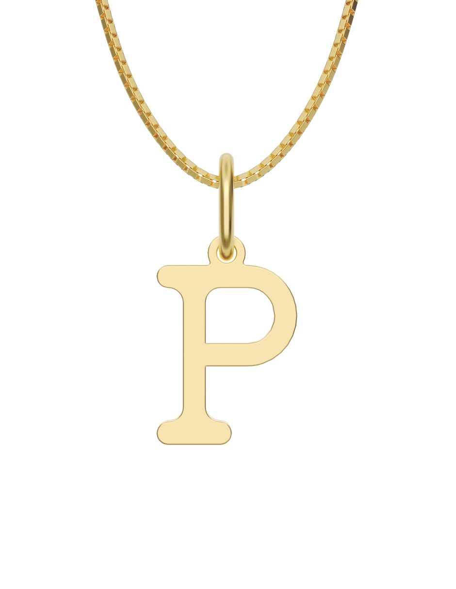 Collar con dije de oro 10 k 1