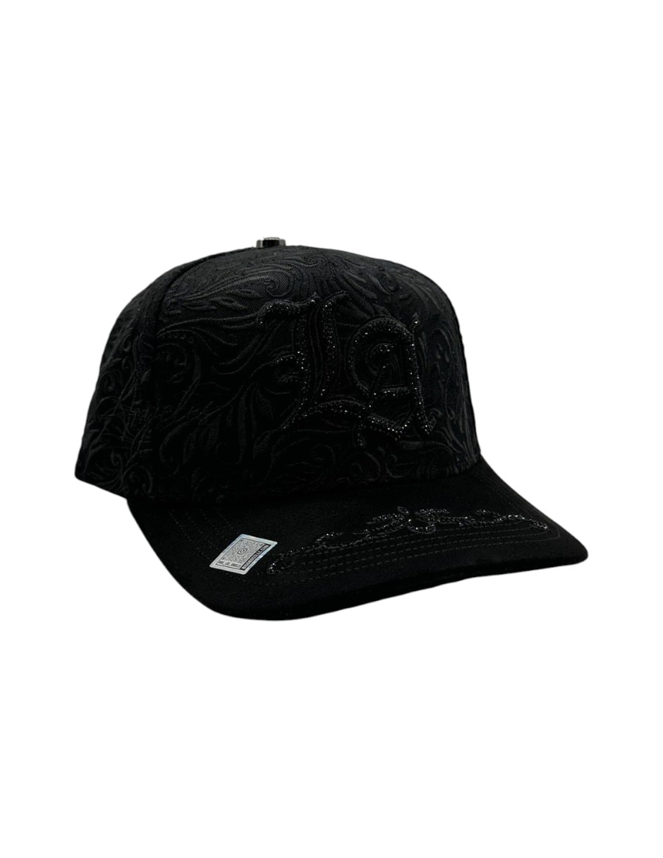 Gorra visera curva snapback casual Los Angeles Black para hombre 5