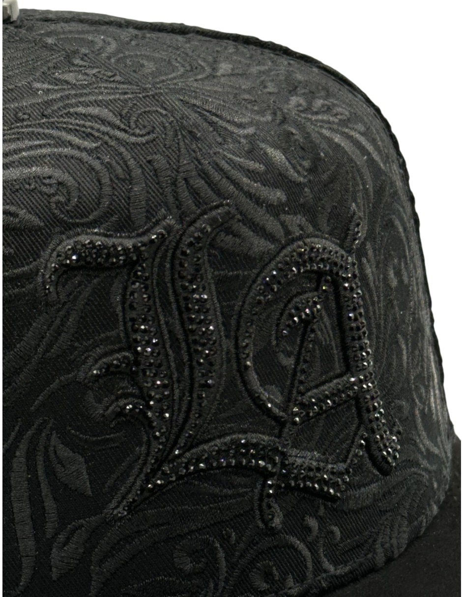 Gorra visera curva snapback casual Los Angeles Black para hombre 4
