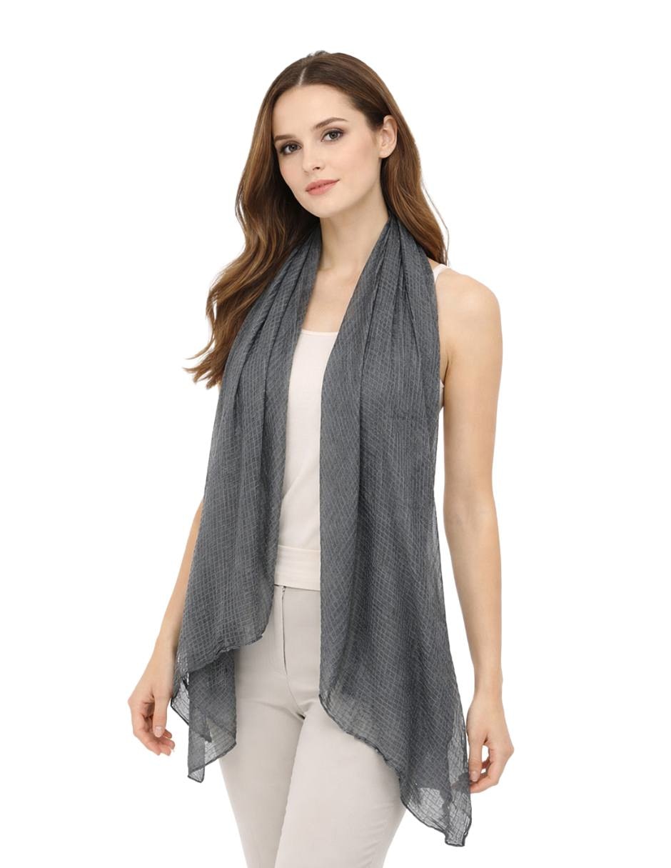 Pashmina Twist side con  de algodón para mujer