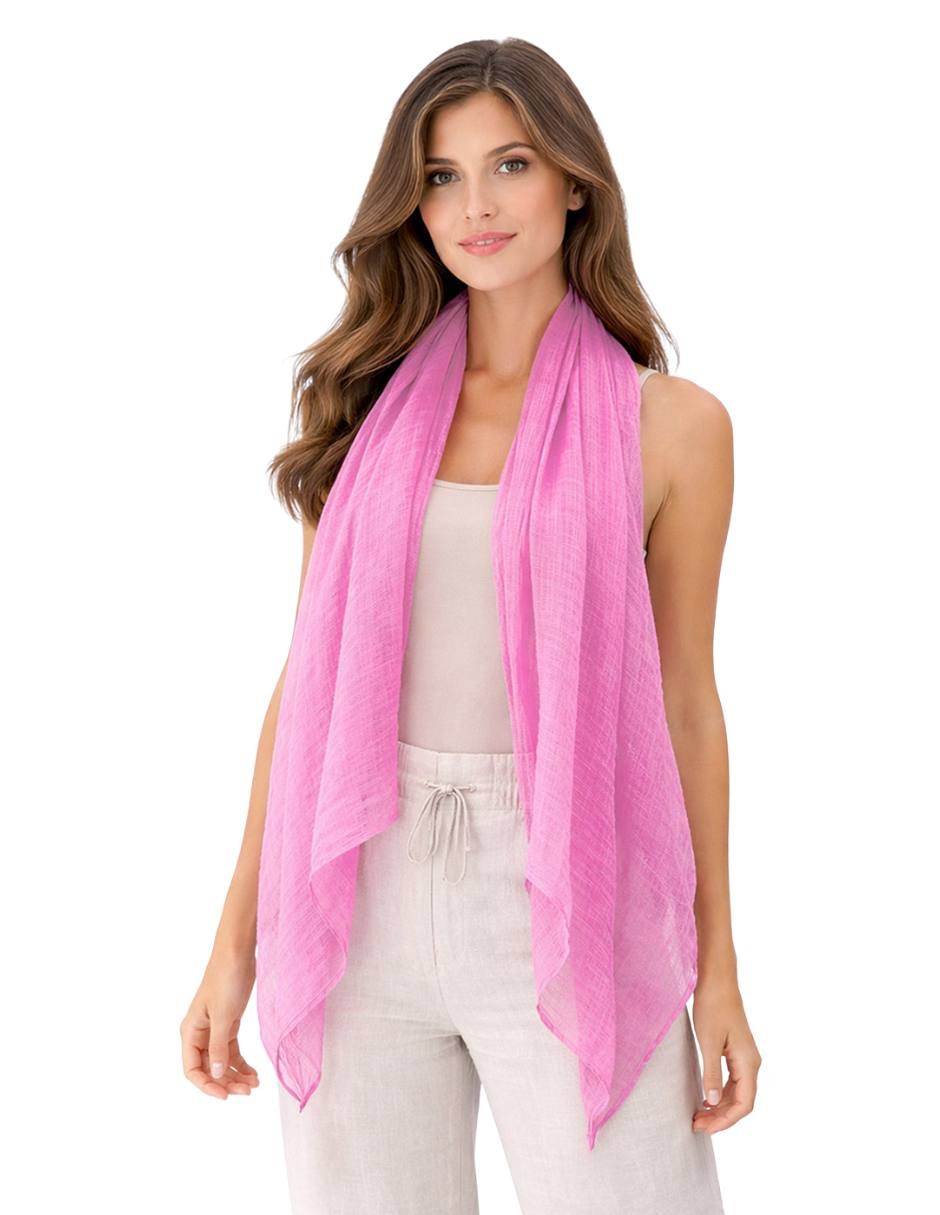Pashmina con de algodón para mujer