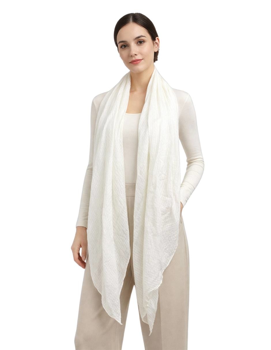 Pashmina con de algodón para mujer 1