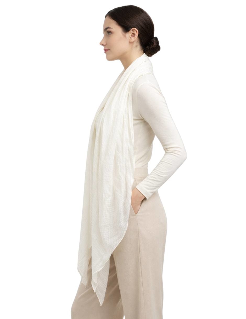 Pashmina con de algodón para mujer 2