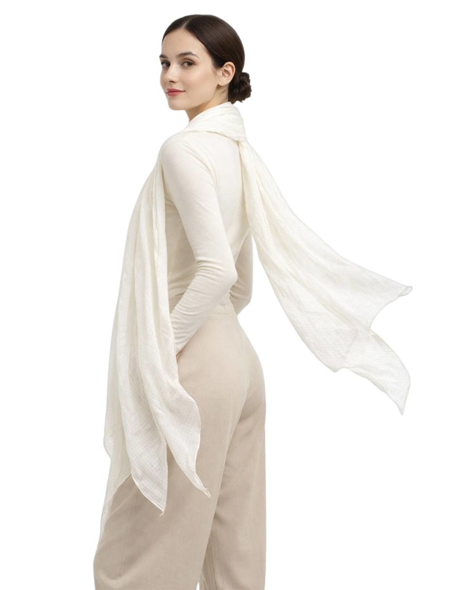 Pashmina con de algodón para mujer 6