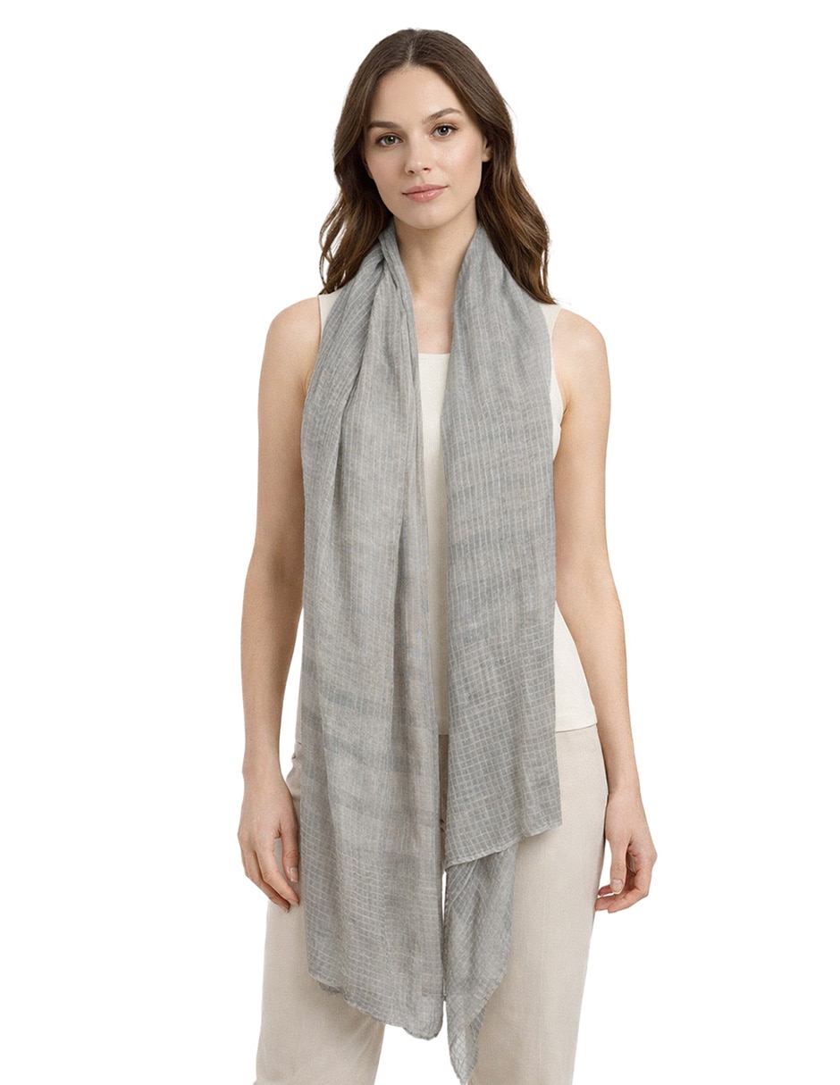 Pashmina con de algodón para mujer Pashmina con de algodón para mujer
