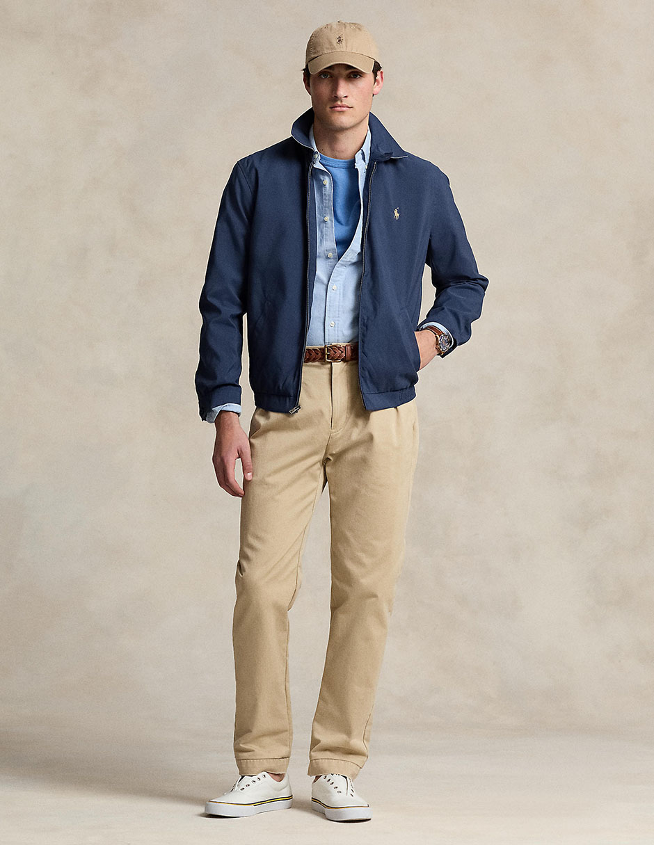 Chamarra casual Polo Ralph Lauren de algodón con bolsillos para hombre
