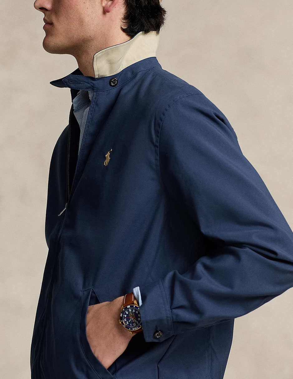 Chamarra casual Polo Ralph Lauren de algodón con bolsillos para hombre 4
