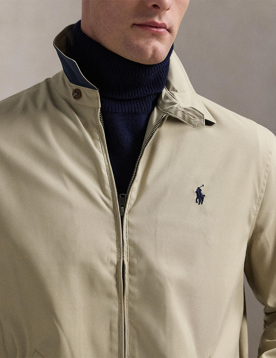 Chamarra casual Polo Ralph Lauren de algodón con bolsillos para hombre