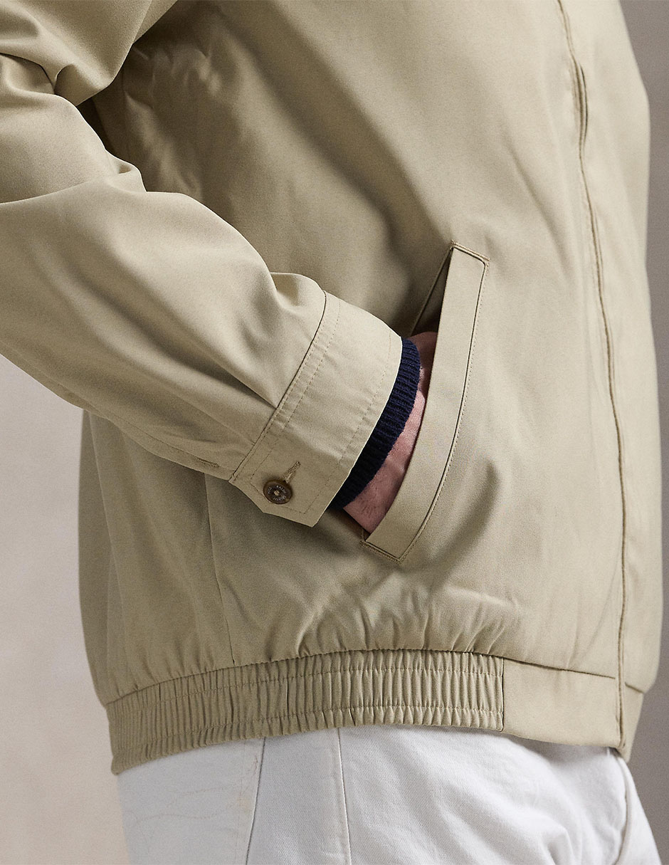 Chamarra casual Polo Ralph Lauren de algodón con bolsillos para hombre