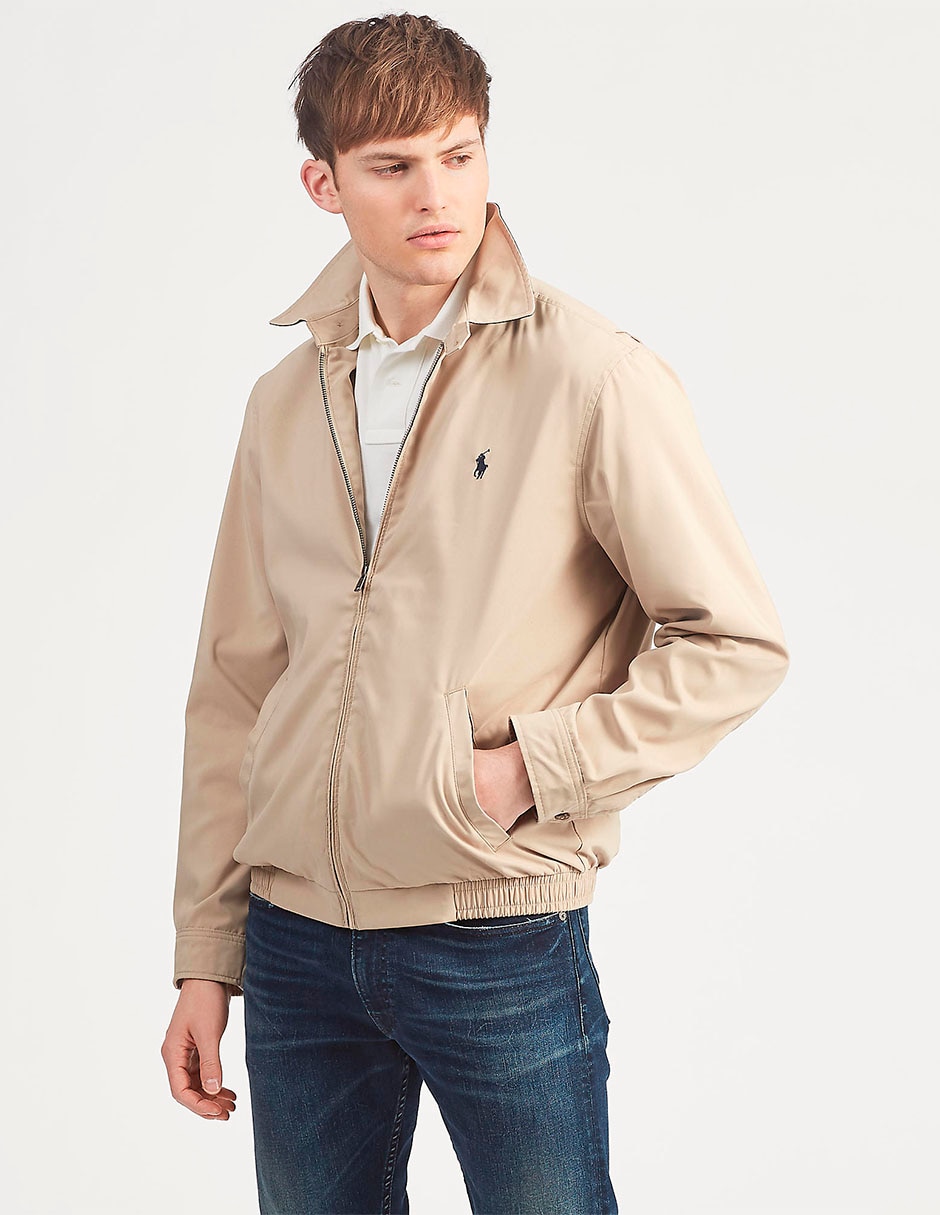 Chamarra casual Polo Ralph Lauren de algodón con bolsillos para hombre