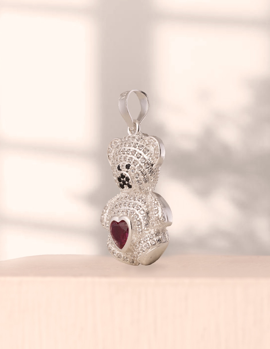 Dije de oso Unlimited By Ob de plata P 925 zirconia