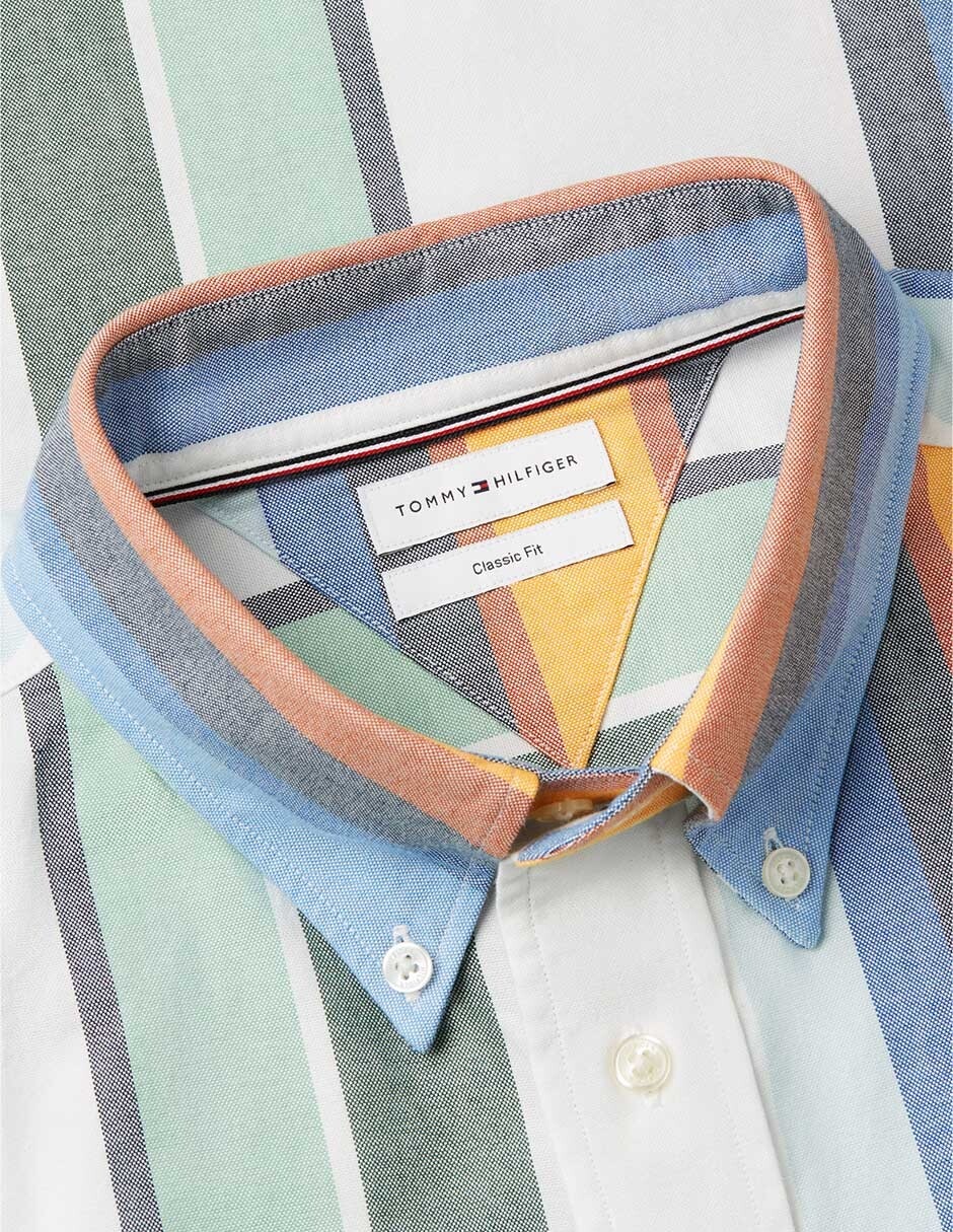 Camisa casual de algodón manga larga para hombre 2